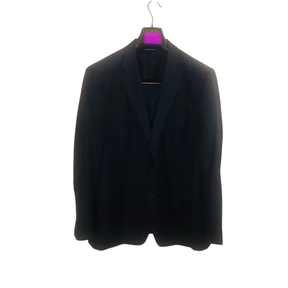 Tommy Hilfiger Men's Navy Blue Two-Button Suit Jacket (JUST JACKET, NO PANTS)